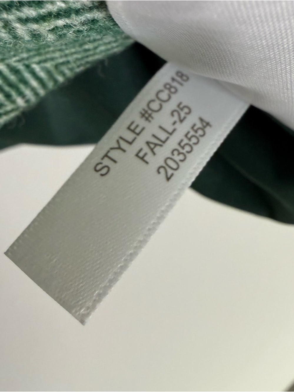 J. Crew Factory Green Wool Blend Button Front Vest - Picture 9 of 10